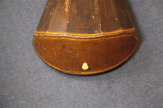 A Regency harp lute, by Clemente, London c.1820, 90cm, losses